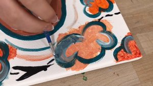 10 min Painting Switch Challenge *TikTok Canvas Art Swap - Sister Edition | Ruby and Raylee