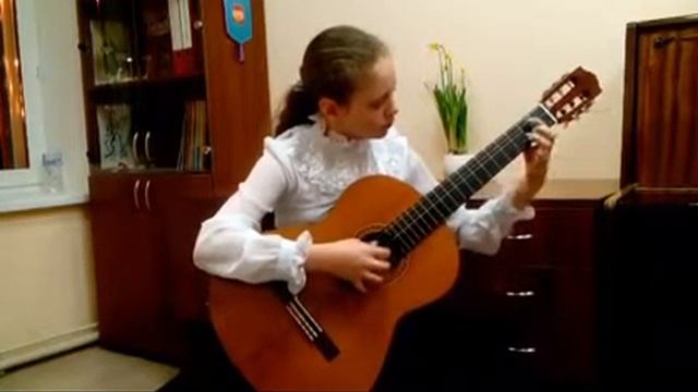 А. Виницкий. Маленький ковбой. Пустякова Ангелина, 11 лет, 2 класс ДШИ смотреть онлайн
