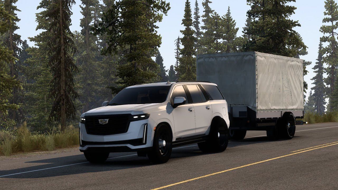 [ATS] Cadillac Escalade 2021_AlaskianMap Cargo Delivery смотреть онлайн