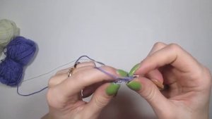 Итальянский набор петель с доп нитью №2 |Видео МК|