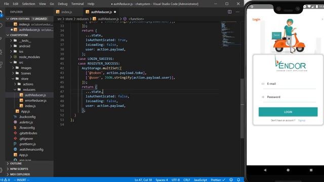 React Native: Vendor Chat App [4] - Redux смотреть онлайн