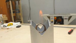 Горелка - Оригинальное использование медной трубки