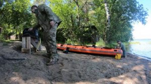 Ставим водометную насадку Карась на лодку Alaska 510