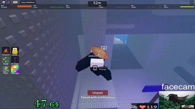 [Roblox] Carry Me Glitchless 0-100m w/@uItraviolet [1:38] [FWR] смотреть онлайн