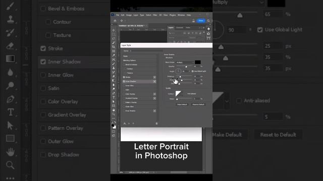 Letter portrait in Photoshop.#letterportrait #portrait #photoshop https://youtu.be/lehboeWEHW0