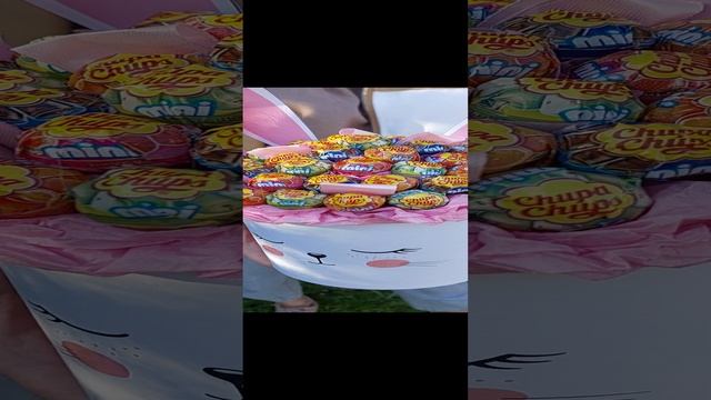 Яркий букет из ChupaChups