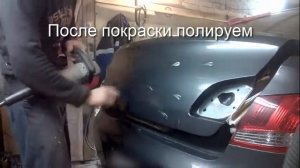 Как приклеить буквы на машину ровно.