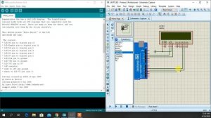 Arduino 16*2 LCD Display Proteus - Arduino Proteus Simulation