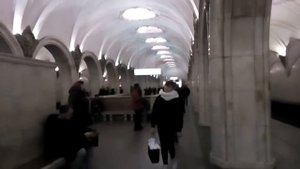 Москва 1662 станция метро Павелецкая Замоскворецкой линии зима день
