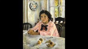 Валентин Серов "Девочка с персиками"