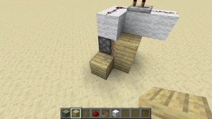 Minecraft: How to make a hidden 1x2 piston door