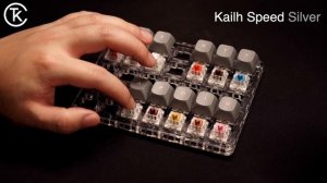 Kailh Switch Sound Test: Box, Regular, Speed Switches