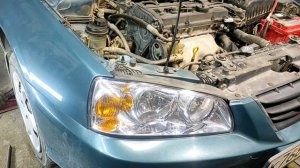 замена грм за 2 часа от и до на Hyundai Elantra XD J3