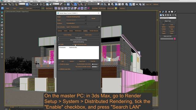 How to use Distributed Rendering with Corona Renderer смотреть онлайн