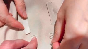 Установка бретели с регулятором