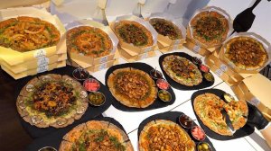 Экстремальная корейская уличная еда! Это безглютеновая гречневая пицца! - Уличная еда в Корее.