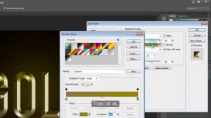 Gold Text Effect - Photoshop Tutorial