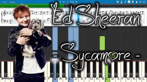 Ed Sheeran - Sycamore [Piano Tutorial | Sheets | MIDI] Synthesia