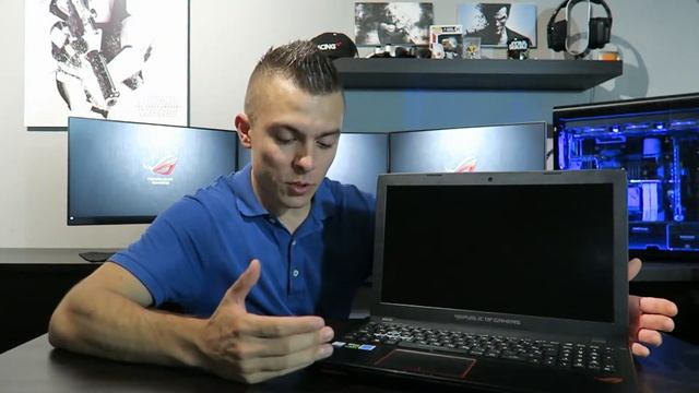 ASUS ROG STRIX GL553VE - review and testing смотреть онлайн