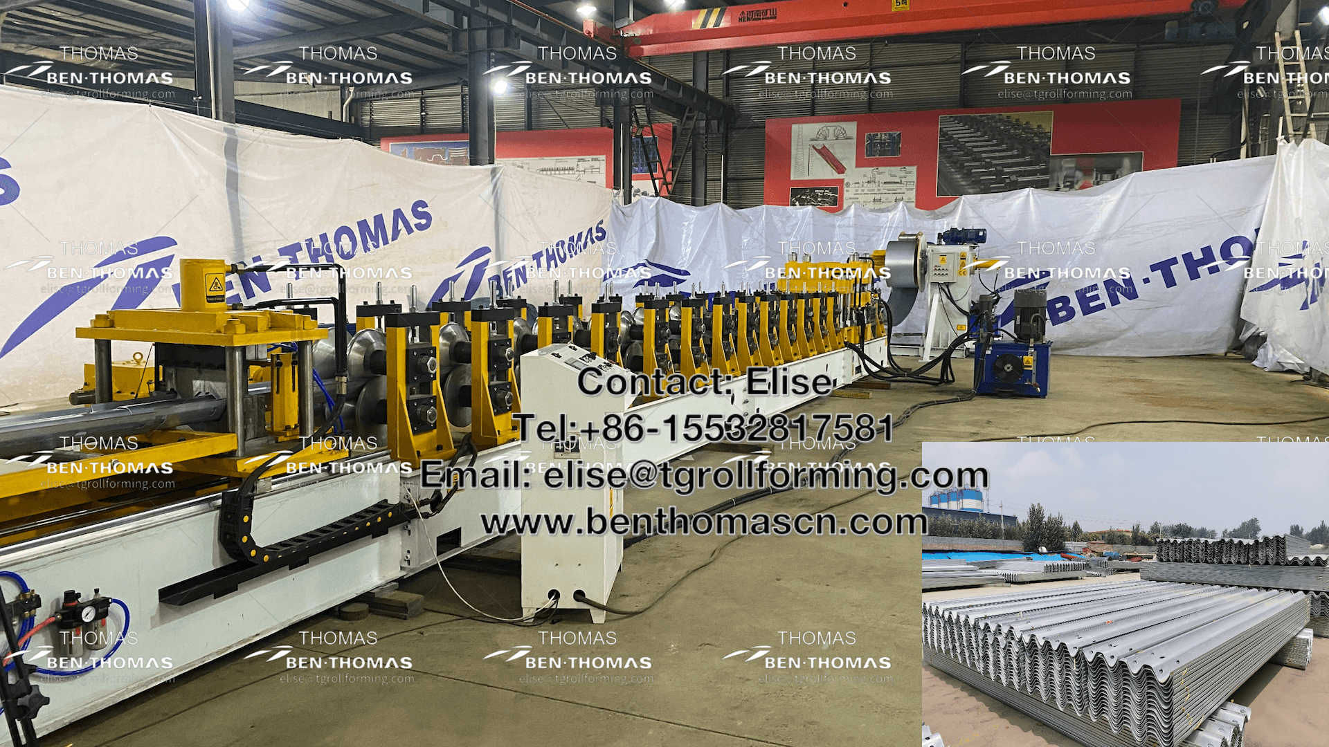 Автоматическая линия по производству балок дорожных ограждений барьерного типа смотреть онлайн