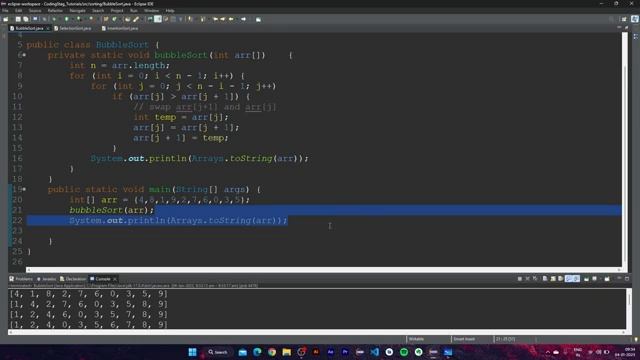Sorting Algorithms | Bubble Sort | Selection Sort | Insertion Sort | JAVA | Hindi | L - 26