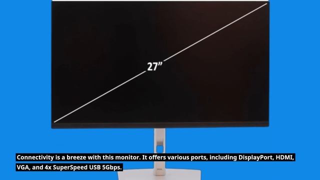 ?️ Dell 27 inch Monitor Review: P2722H Full HD 1080p Computer Screen! Perfect for Work and Play! ?️ смотреть онлайн