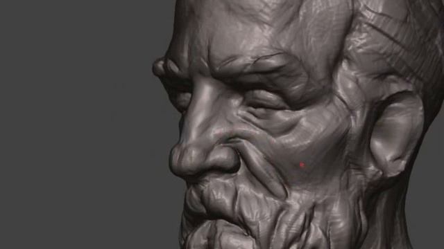zbrush timelapse - head from reference смотреть онлайн