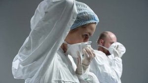Порядок надевания одноразового защитного комбинезона. COVID-19