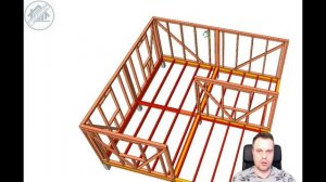 Дачный дом 6х6м (каркасный) строим своими руками по себестоимости. Строим дачу