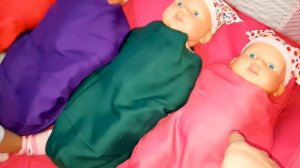 Ceylin'in bebekleri ağlıyor Ceren'le kamera arkası! Learn colors with baby dolls! Finger family son