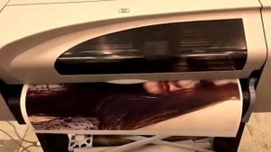 Печать холста А2 плоттер HP 510