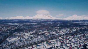 Домашние вулканы Камчатки | Аэросъемка