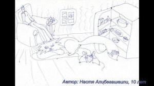Десятилетняя девочка рисует сложнейшие композиции одной линией, не отрывая руки от бумаги.