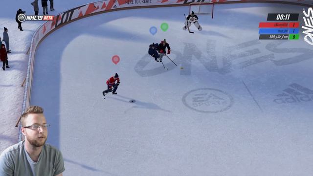 NHL 19 Ones Full Gameplay! What Happens if A Player Quits in NHL Ones | NHL 19 Beta