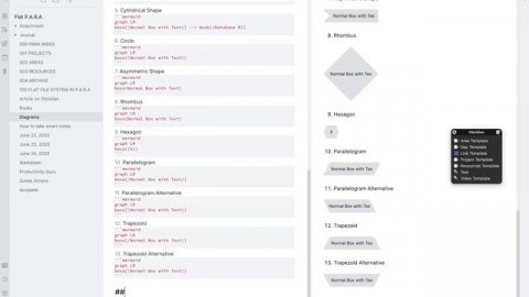 Obsidian Basics: Diagrams