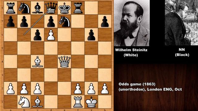 Wilhelm Steinitz Attacks The Uncastled King - London (1863) смотреть онлайн