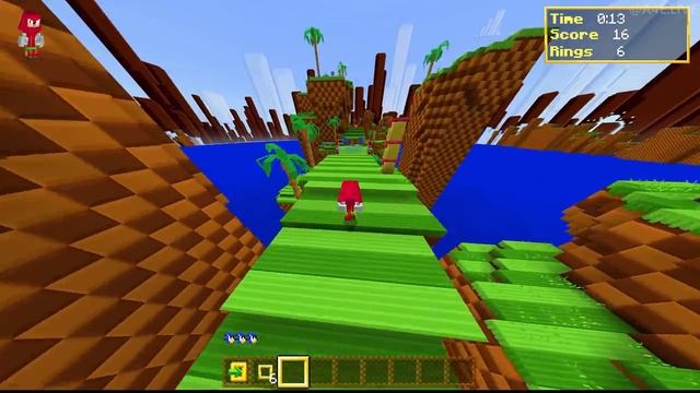 Minecraft Sonic DLC All Characters in Sonic Minecraft смотреть онлайн