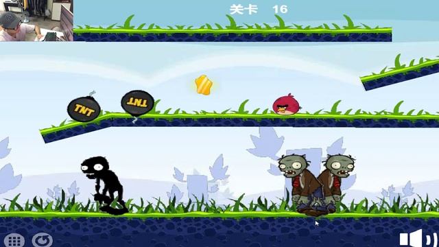 Angry Birds Fry Zombies - DROP ALL TNT TO EXPLODE THE ZOMBIES! ANGRY BIRDS VS ZOMBIES FUN GAME! смотреть онлайн