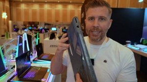 2024 MSI Cyborg 14 Quick Look From CES 2024. New Chassis, Better 144Hz FHD+ Display and More!