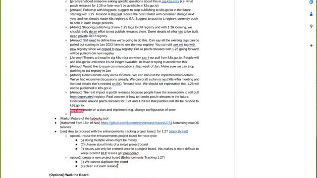 Kubernetes SIG Release for 20221129 смотреть онлайн