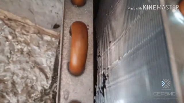 Кондиционер не холодит в жару! одна из причин.