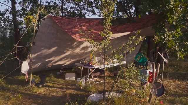 ПОДВОДНАЯ ОХОТА. ПАЛАТКА РЕЧКА КОСТЕРОК ГОРЯЧАЯ ОСЕНЬ КОМПАС 60