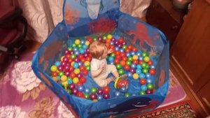 Сухой бассейн Baby Go подводный мир. Бюджетный вариант сухого бассейна.