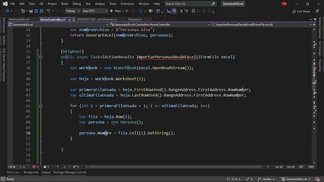 De Excel a SQL Server - ASP.NET Core MVC смотреть онлайн