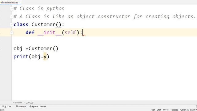 Classes in Python | Learn python in hindi | python tutorial