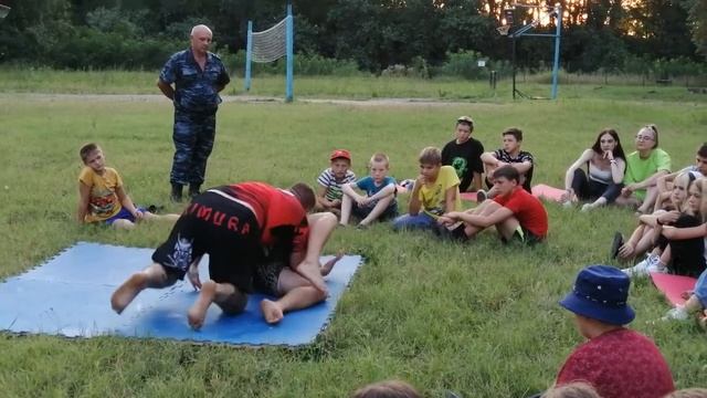 Казачья смена в Олипийце  Занятия с казачьей молодежью. смотреть онлайн