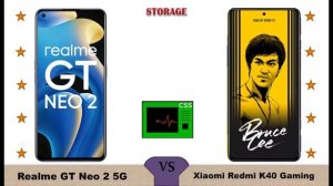 Realme GT Neo 2 5G vs Xiaomi Redmi K40 Gaming Edition 5G