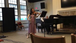 Erica Yu, Violin - Senior Recital - Antonin Dvorak, Sonatina, Op. 100, II: Larghetto