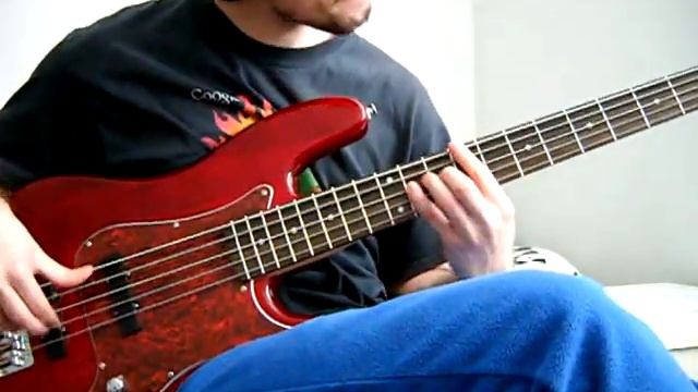 Spanish Flea on 5 string electric bass смотреть онлайн