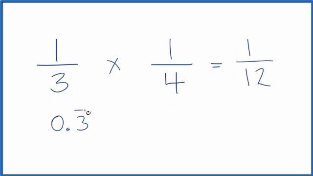 1/3 of 1/4 (one-third of one-forth) смотреть онлайн